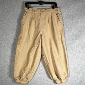 GolfKnickers.com Traditional Golf Knickers Mens 32 Khaki Tan Pleated Pants
